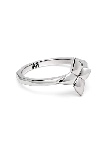 Nialaya Men's Ring Star Sterling Silver Ring Star Sterling Silver Ring